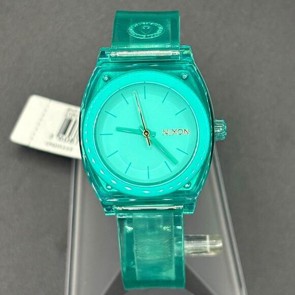 Nixon Medium Time Teller P A1215-309 Turquoise 31mm Watch NIBWT main image 12